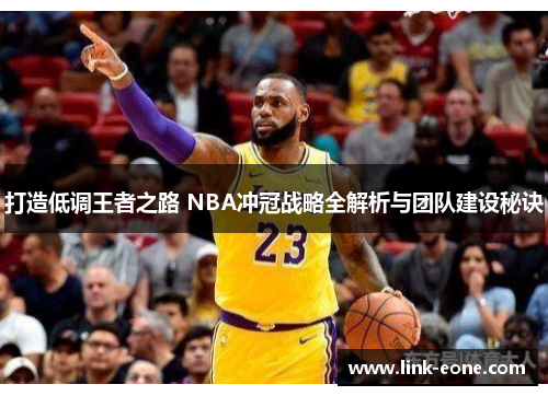 打造低调王者之路 NBA冲冠战略全解析与团队建设秘诀