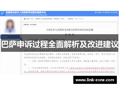 巴萨申诉过程全面解析及改进建议